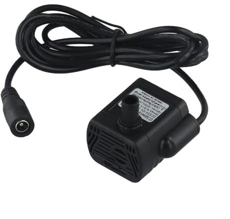 Solar Fountain Pump DC12V 35dB 200-300L/H Output Solar Power Amphibious Submersible Water Pump for Aquarium Fountain Pond(DC5.5V~12V)