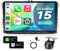 VECHTEL 4G+64G Autoradio Android 15 per VW Golf 5 6 Passat Jetta Caddy EOS T5 Tiguan Touran CC Polo, 9 HD Schermo co Carplay Android Auto senza Fili GPS Wi-Fi USB Tipo-C Bluetooth FM RDS Retrocamera