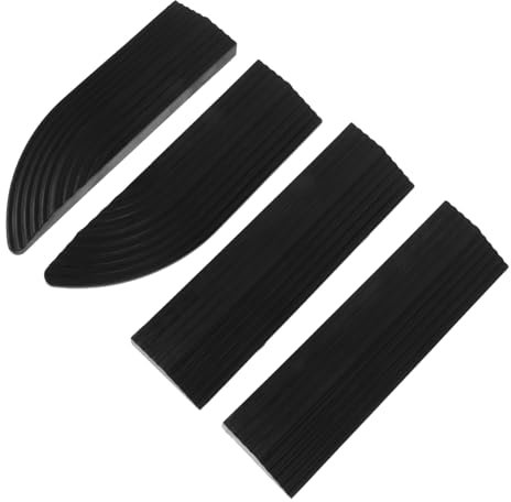 Holibanna Set Di Rampe in Gomma Per Robot Spazzanti Tappetini Per Soglia Di Casa Gradini Di Gomma Per Aspirapolvere Tappetini Per Rampe Di Soglia