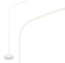 BRILONER - Lampadaire LED avec bande lumineuse, variateur tactile continu, fonction mémoire, câble USB-C 1,5 m, interrupteur séparé, lumière blanche chaude, Ø21x170 cm, Blanc