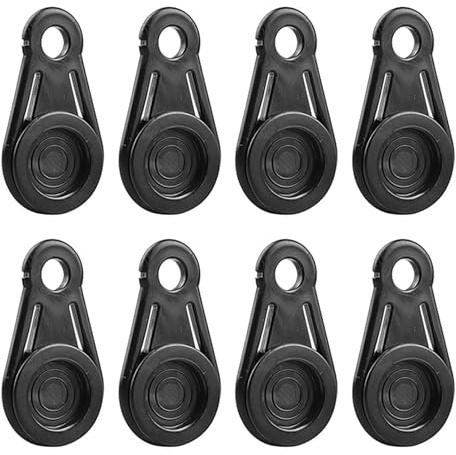 MAJORMENCH 8 Stück Tarp Clips aus Kunststoff Markisenklemmen für Zelte Planenbefestigung bei Camping Outdoor Aktivitäten