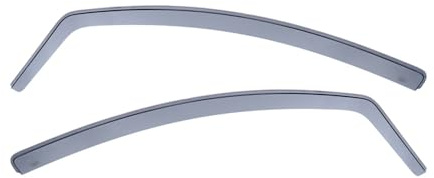 DGA 18037 Windabweiser Fenster Regenschutz Vorne außen Fensterschacht | kompatibel mit Opel Corsa D & E HB 3-türer 2006-2019 (2-teilig)
