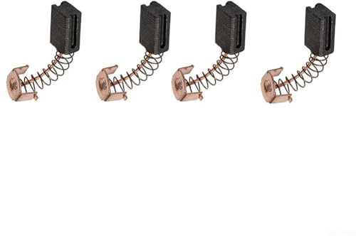 Carbon Brush 12x8x5mm for G720 Power Tools, Angle Grinder Replacement Part Compatible with WS125 and Black & Decker Models, 2 Pairs with Cables