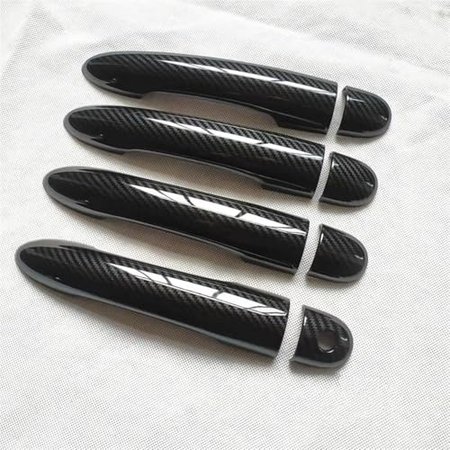 Baguette décorative de poignée de Porte Compatible avec Les Accessoires de Clio 3 : poignée de Porte extérieure (Trou Unique).