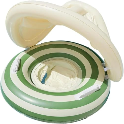Bouee Bebe avec PareSoleil SPF 50+ - Bouee Bebe Piscine Gonflable Améliorez Bouée Bébé 8-16Kgs, Bouees Bebes Swimtrainer pour Les en-fants À Partir De 3 À 36 Mois, pour Bain, Plage, Vacances D'été