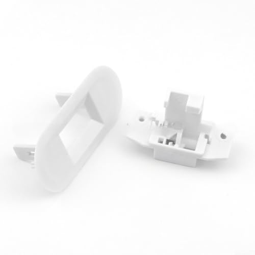 Cerradura de puerta lavadora carga superior WH02X24399 WH01X24381 juego de bloqueo de la tapa de plástico blanco piezas de repuesto para Hotspot modelos para servicio