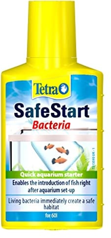 Tetra SafeStart Aquarium Starter - with live nitrifying bacteria, allows the rapid introduction of fish in an aquarium, 50 ml bottle.