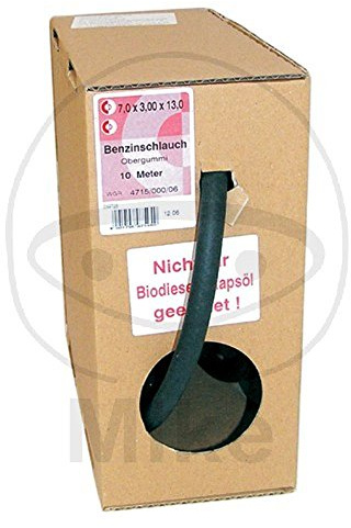 Dresselhaus Benzinschlauch Kraftstoffschlauch mit Obergummi nach DIN 73379, 7,5 x 3 mm, im Spenderkarton 10 m, 1 Stück