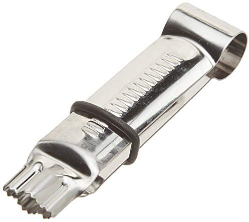 PME Triple Scallop Open Serrated Crimper,Silver,Large