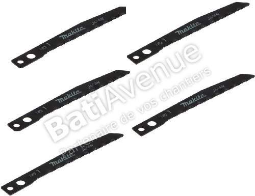 Makita A-85802 - BLister de 5 hojas de calar hss para metal e inox clase 1 24 dpp 60mm dientes tipo b insercion Makita