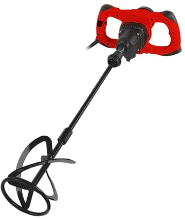 RUBI 24994 | Mezclador Motor Eléctrico 1600 W con Mango Regulable Altura | Mezclado Homogéneo de Materiales Evitando Creación de Burbujas y/o Grumos | RUBIMIX-16 ERGOMAX | 230V 50/60Hz