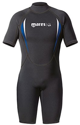 Mares Herren Shorty Tauchanzug Manta, Black, S5