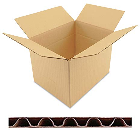 verpacking 100 Faltkartons Versandkartons DHL Kartons 190 x 150 x 140 mm, KK-20, 1-Wellig