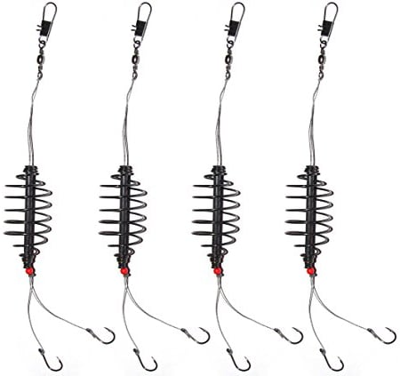 Fishing Spring Carp Feeder, Fishing Hook Rig #6, Coarse Bait Fishing Tackle