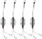 Fishing Spring Carp Feeder, Fishing Hook Rig #6, Coarse Bait Fishing Tackle