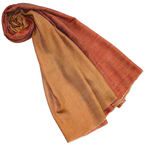 Lorenzo Cana - Damen Schal Wendeschal Schaltuch 100% Kaschmir gewebt zweifarbig - 7854577