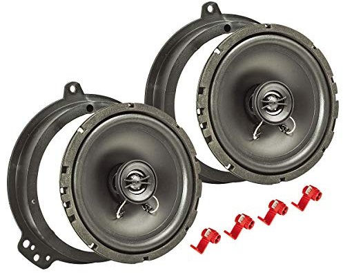 tomzz Audio 4055-004 TA16.5-Pro Lautsprecher Einbau-Set kompatibel mit Toyota Yaris Verso Renault Captur 165mm Koaxial System