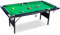 Buckshot Billardtisch 6ft - 193x109x81cm Atlanta- Tischbillard klappbar mit Zubehör - 6 Fuß Pool Billard mit Metallklappbeinen - Grün/Schwarz