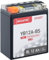 Accurat Motorradbatterie YB12A-BS - 12V, 12Ah, 250A, rüttelfest, wartungsfrei, LCD Display - Starterbatterie, Gel Batterie in Erstausrüsterqualität für Rasentraktor, Roller, Motorrad, Quad