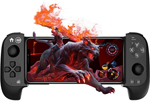 topp Gaming Smartphone Controller 'Remus' mit bis zu 12 h Laufzeit und individuell einstellbarer Tastenbelegung, Schwarz