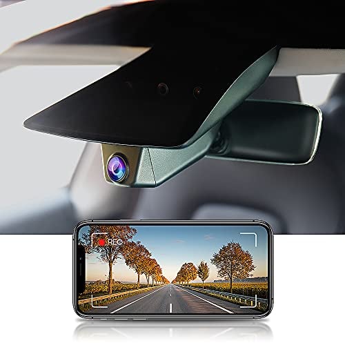 Fitcamx Dashcam Auto Passend für Tesla Model Y 2021 2020, 4K Autokamera WiFi, UHD 2160P Video, Super Nachtsicht, G Sensor, Loop-Aufnahm, WDR Dash cam, OEM Tesla Zubehör, mit 64 GB Speicherkarte