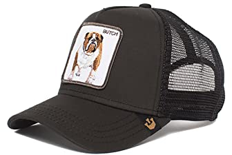Goorin Bros. Unisex-Erwachsene The Farm Baseball Trucker Hat Baseballkappe, Schwarz (Brutus Drake), Einheitsgröße