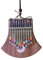 ZSDM Mini Kalimba - Piano de pulgar a pequeña escala, 10 teclas, minitype Mbira, kit de piano de dedo africano, incluye calcomanías para llaves, bonitos regalos, portátil, de madera, hermosa