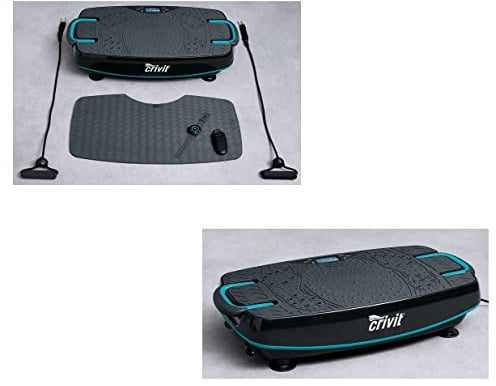CRIVIT Sport Vibrationsboard Vibrationsplatte Fitness Trainer Plus 2 Expander