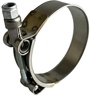Bolzta® Part-Stainless Steel T Bolt Hose Clamp For Industrial Machinery & Exhaust Clip 72-80mm x1