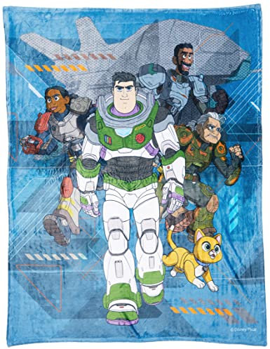 Northwest Silk Touch Überwurfdecke, 127 x 152,4 cm, Lightyear – Space Team