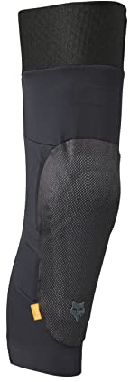 Fox Racing - Rodilleras Launch Elite – Protectores de Motocross de Mountainbike D3O – Protección Lateral, Certificado CE, Flexible y Cómodo, Protectores, Ciclismo de montaña, Negro, S