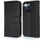 TECHGEAR Wallet Case for iPhone 14 Pro, Genuine Leather Magnetic Flip [RFID Blocking] Case with Shockproof TPU Holder, Card Slots, Stand Folio Cover Compatible with iPhone 14 Pro 6.1 2022, Black