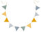 Little Dutch AC21042006 Wimpelkette blau