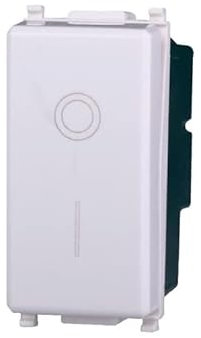 MODULO INTERRUTTORE BIPOLARE 2P 16A 250V BIANCO COMPATIBILE VIMAR SERIE PLANA - ETTROIT