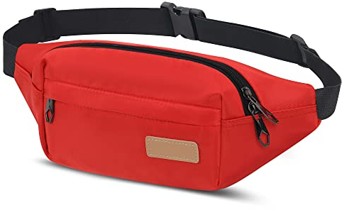 wasserdichte Bauchtasche Damen Herren Verschleißfest Gürteltasche Multifunktionale Hüfttasche mit Reißverschluss Geeignet für Reise Wanderung und Alle Outdoor