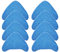 Ficher 8 Packs Replacement Steam Mop Cleaning Pads for Vax S85-CM Steam Microfibre Cleaning Mop Pads Cleaner