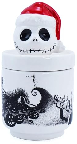 Half Moon Bay | Nightmare Before Christmas Trinket Box | Jack Skellington Keepsake Box | Nightmare Before Christmas Decorations & Bedroom Decor | Decorative Home Accessories & Jack Skellington Gifts