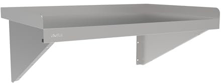 Displaypro Chefkit Stainless Steel Microwave Shelf (W: 610mm x D: 400mm)