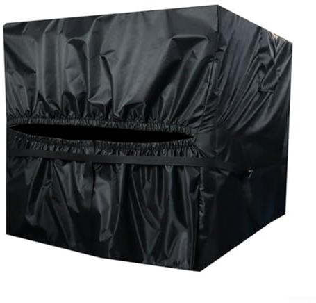 Housse de protection résistante aux intempéries pour pompe à chaleur de piscine, tissu Oxford avec revêtement en PVC, aérations en maille et sangles réglables, convient également pour les barbecues et