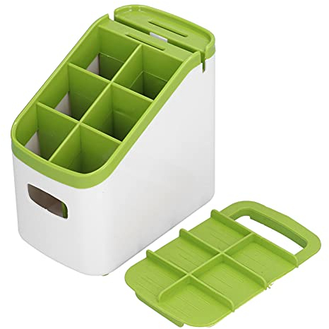 Porta Utensilios Escurre-Cubiertos,Porta Palillos Cuchara Palillos Tenedor Escurre-Cestas Organizador para Cocina y Restaurante