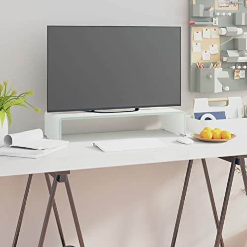 LAPOOH Meuble TV/Support pour Moniteur 60x25x11 cm Verre Vert,Meuble TV,Table Basse Salon Meuble TV,Table Basse LED Couleurs