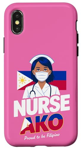 Hülle für iPhone X/XS Proud Nurse Ako Filipino Pinoy Heritage Pilipina Philippinen