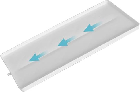 Bandeja de Drenaje de Condensado, Bandeja de Goteo del Aire Acondicionado, con Orificio de Drenaje y Manguera, para Unidades de Ventana y Split(Small)