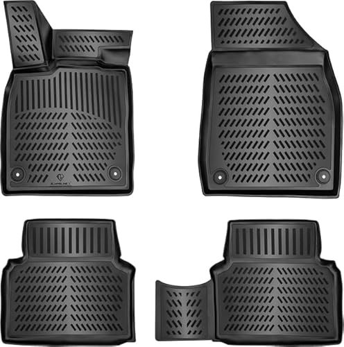 ELMASLINE 3D Gummimatten für Skoda ELROQ ab 2025 (Elektro) | Zubehör Fußmatten