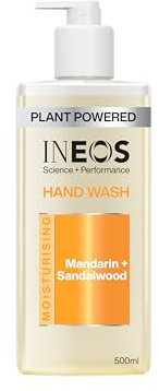 INEOS Skin Science - All Day Freshness With Provitamin B5 Body Wash Mandarin + Sandalwood - With SkinActiv Cooling Tech™ - Plant Powered 300ml (Packaging may vary)