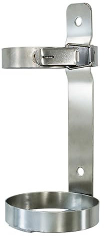 Support de Bouteille D'oxygène Support Fixe pour Bouteille D'oxygène Simple Acier Inoxydable, Anti-basculement Support de Bouteille de Gaz Montage Mural, Support de Bouteille de CO2 pour Ambulances(34