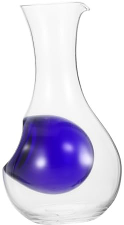 Alipis Frasco De Sake De Cristal Japones Decantador De Sake Frio De Vidrio Botella Para Servir Vino Frio Jarra De Vino Con Compartimento Para Hielo Para Fiestas