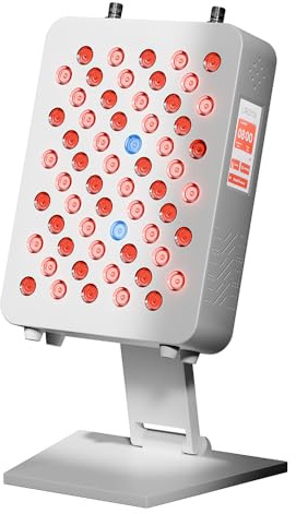 LIROMA® Rotlichttherapie RL60 – 8 Wellenlängen – Touchscreen – Infrarotlampe – LED Panel