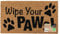 JVL Eco-Friendly Latex Backed Coir Entrance Doormat, 40x70cm - Wipe Your Paws