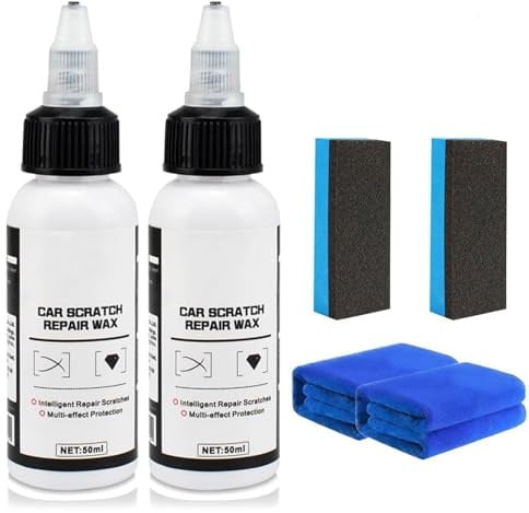 Ultimativer Lackrestaurator, Auto-Kratzer-Reparatur-Wachs, Multi-Effekt-Schutz Autolack-Restaurator, sicher für alle Lacktypen, einfache Anwendung, langanhaltender Schutz (2)